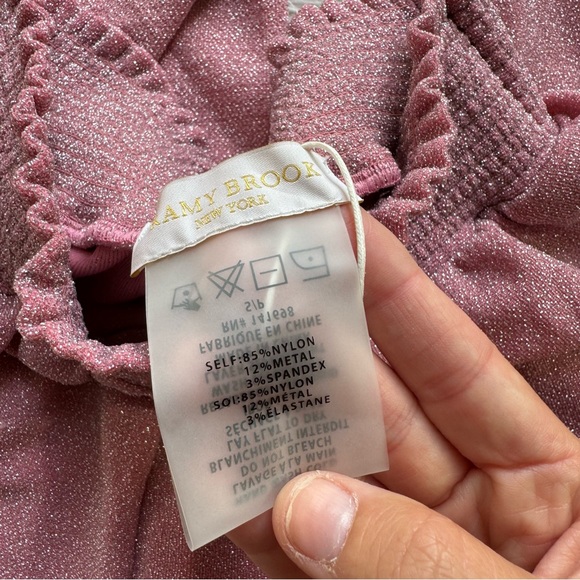 Ramy Brook Knit Athena Pant in Pink - Picture 8 of 12